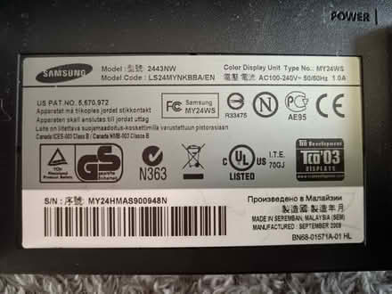 Photo of free 24" Computer Monitor (Royston SG8) #3