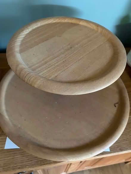 Photo of free Wooden two tier cake stand (Allerton L18) #1