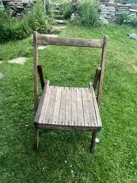 Photo of free Wooden garden chair (Wivenhoe CO7) #3