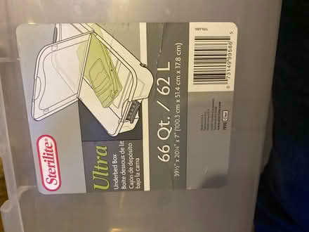 Photo of free Under bed storage bin (woodley park) #1