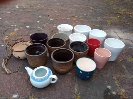 Photo of free A collection of planters (cache pots) (Wearne TA10) #1