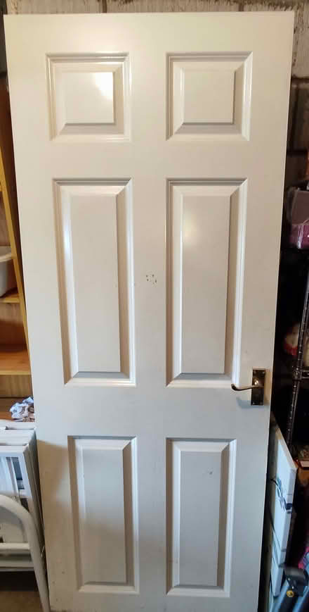 Photo of free 6 x indoor white doors with handles (Coventry CV4 area) #1