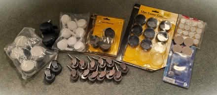 Photo of free Assorted Castors, Castor Cups and Felt Pads (Porth-y-felin LL65) #1