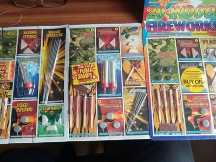 Photo of free 3 cards of indoor fireworks (Royston SG8) #1