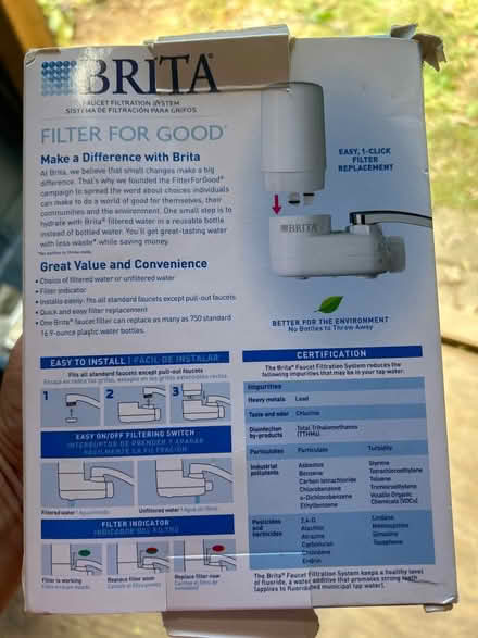 Photo of free Brit’s faucet filter (Woodfield Rd &Airpark Rd) #2