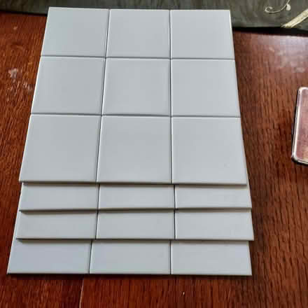 Photo of free Unused Polystyrene white Tiles (SK4 Heaton Moor Stockport) #1