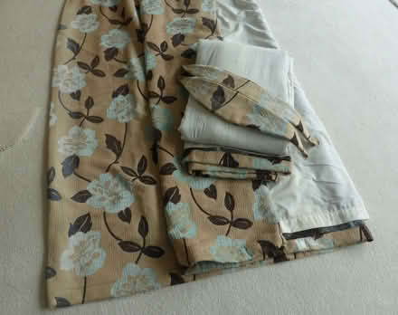 Photo of free Pair of curtains 229cm drop x 220cm width (each curtain) (Eaton NR4) #1