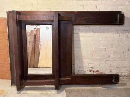 Photo of free Antique Oak Fire Place Mantel (Union Station) #1