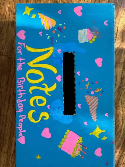 Photo of free Decorated Box for birthday cards (NW DC — 20011) #3