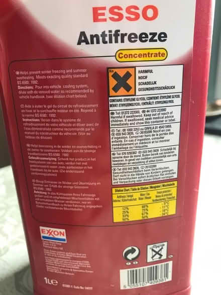 Photo of free Anti freeze (hornsey N8) #2