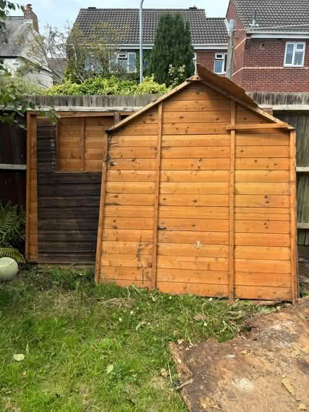 Photo of free 6ft x 8ft shed sides - no roof (Enderby LE19) #2