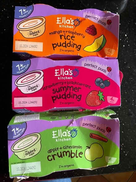 Photo of free Ella’s Kitchen puddings (TW7) #1