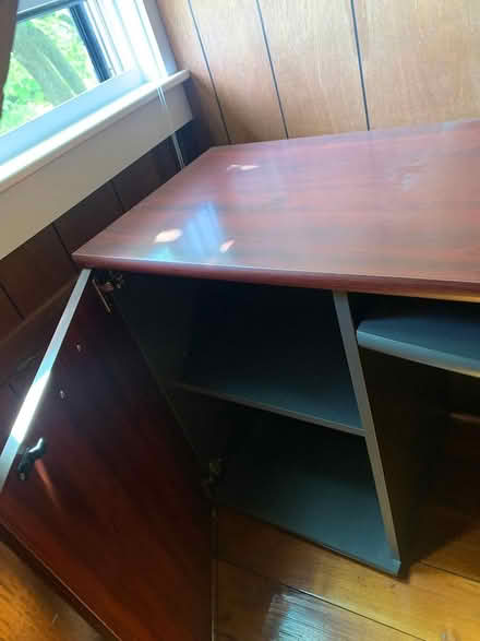 Photo of free Desk with cabinet, drawers (Brandley Road, Watertown) #2
