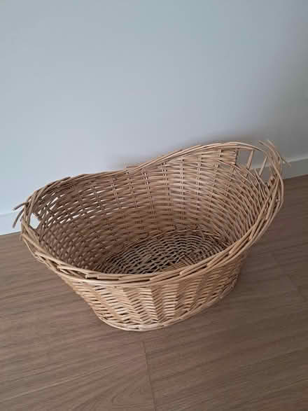 Photo of free Wicker laundry basket (Chorleywood, WD3) #1
