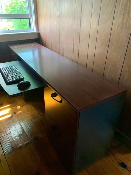 Photo of free Desk with cabinet, drawers (Brandley Road, Watertown) #3