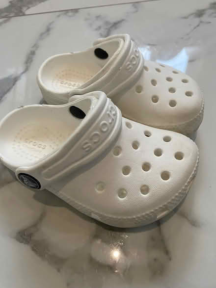 Photo of free Crocs white toddler size C6 (Croydon) #2