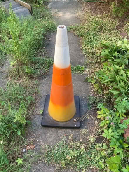 Photo of free Candy corn traffic cone (Petworth/ Park View) #1