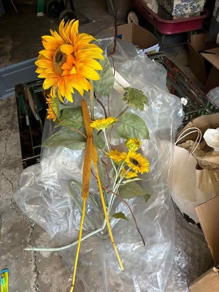 Photo of free Large artificial flower pieces (Rutherford NJ) #1