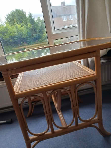 Photo of free Glass topped table (Ashford Mx) #3