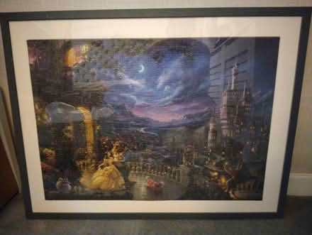 Photo of free Framed beauty and beast puzzle (Stevenage SG2) #1
