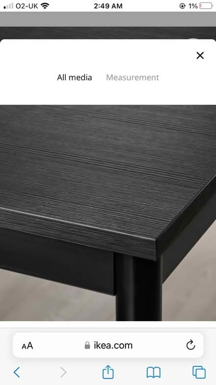 Photo of free IKEA dining table (Warrington) #3