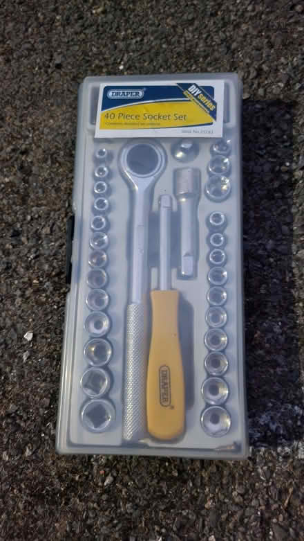 Photo of free Unused Draper 40 piece Socket set (Raynes Park SW20) #1