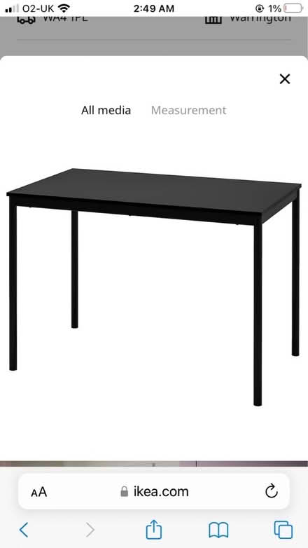 Photo of free IKEA dining table (Warrington) #4