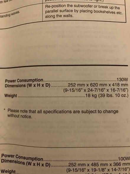 Photo of free Subwoofer (West Kirby CH48) #3