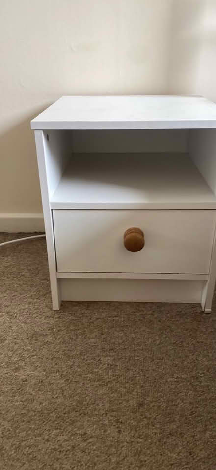 Photo of free White Bedside unit (PO19, Chichester) #1