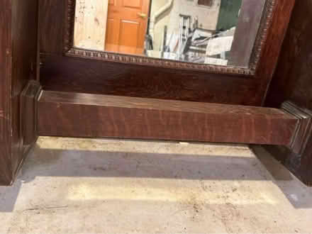 Photo of free Antique Oak Fire Place Mantel (Union Station) #2