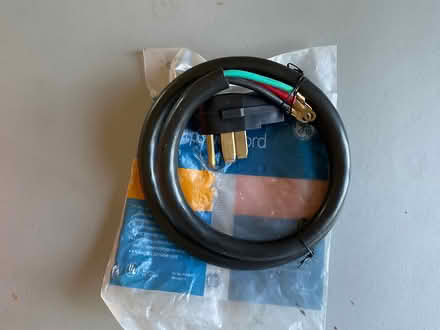 Photo of free 240V range power cord (Hollenbeck and Remington) #1