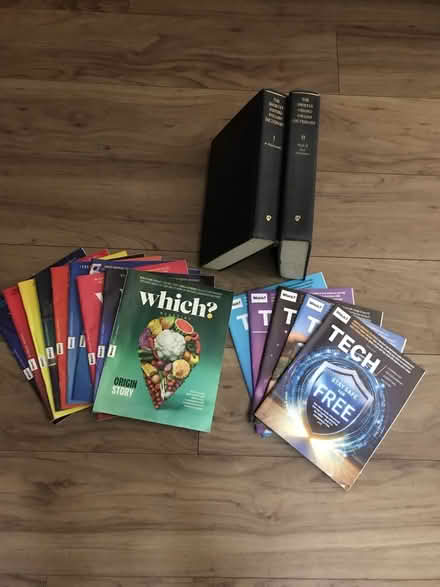 Photo of free Which? magazines and Dictionary (Baillieston, Glasgow G69) #1