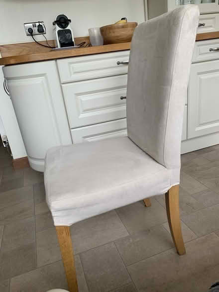 Photo of free IKEA dining room chair. Beige washable cover (Stainton CA11) #1