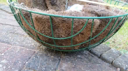 Photo of free hanging basket with lining coir + 2 hanging bags (Frimley Green GU16) #3