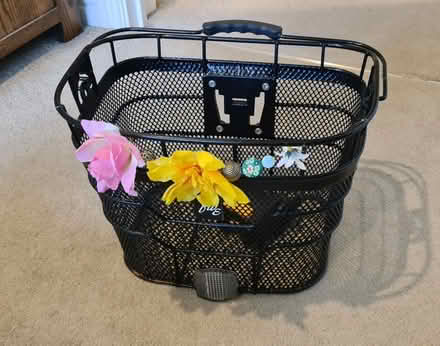 Photo of free Bike basket with removable flowers (Sheddingdean RH15) #1