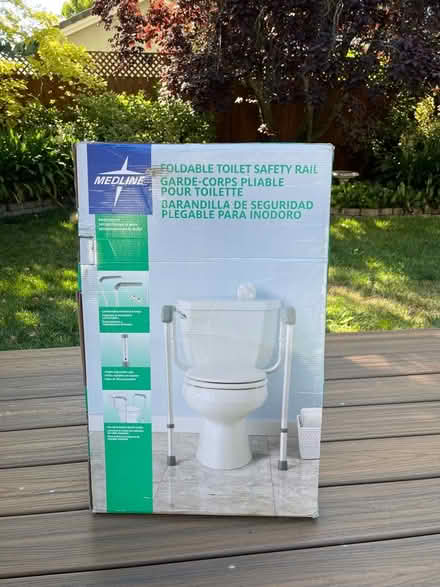 Photo of free Toilet safety rail-new never used (East petaluma) #1