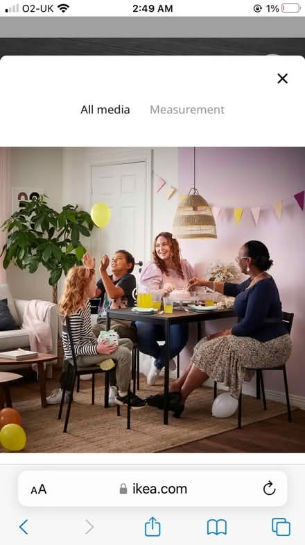Photo of free IKEA dining table (Warrington) #1