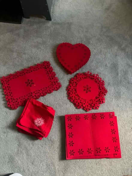 Photo of free Collection of christmas placemats (Portobello, EH15) #1