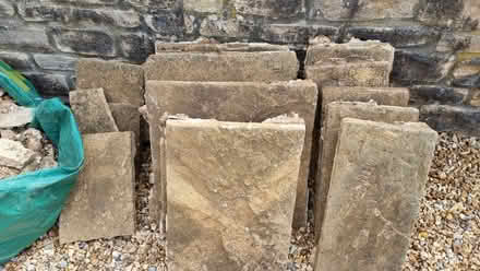 Photo of free Large paving slabs (Bathampton) #2