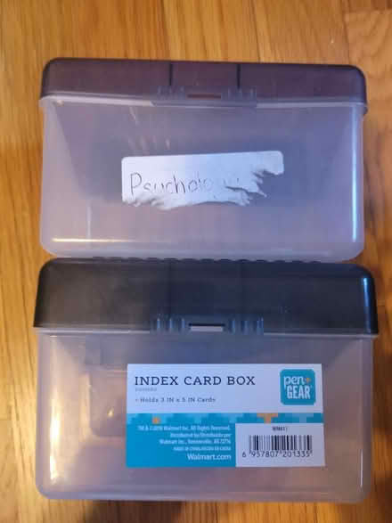 Photo of free 2 index card holders (Dracut) #1