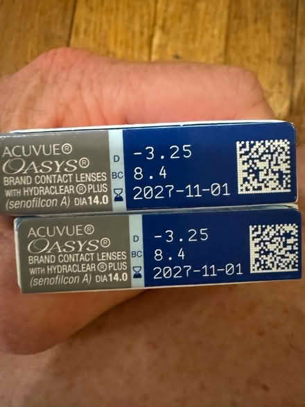 Photo of free Contact lenses (NW DC — 20011) #2