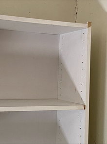 Photo of free White standalone bookcase (Near LUH Hospital on Mtn View) #1