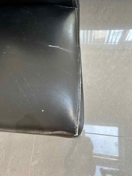 Photo of free Dining chairs Black Leather (DE3) #3