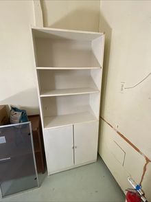 Photo of free White standalone bookcase (Near LUH Hospital on Mtn View) #2