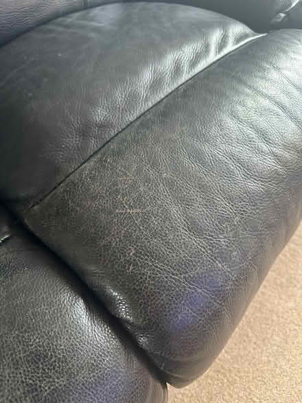 Photo of free 4 seater leather reclining sofa (GU22 Woking) #2