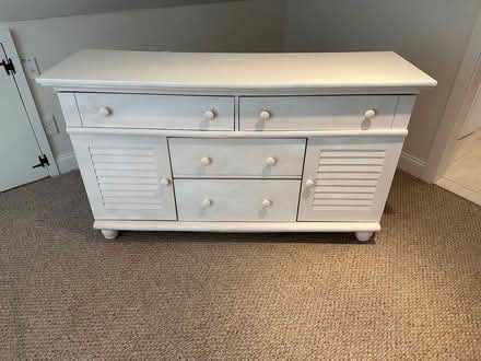 Photo of free White painted wood bureau (Sandwich MA) #2