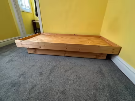 Photo of free Platform twin bed (La Grange) #3