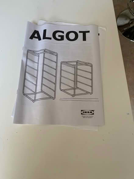 Photo of free IKEA ‘Algot’ Trolley (White) (Cosham PO6) #2