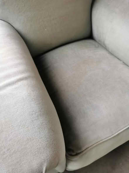 Photo of free Grey velvet armchair (BB1) #4