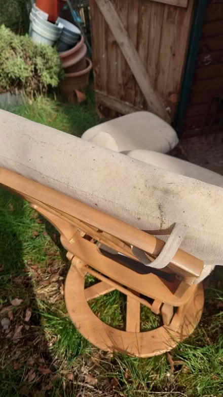 Photo of free Nursing chair with stool (East peckham (TN12)) #4